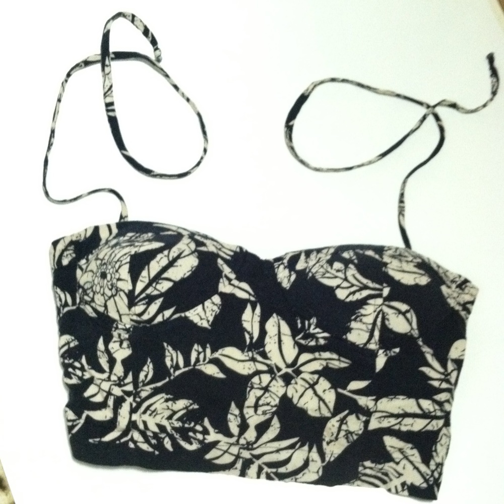 Hawiian Printed Crop Top